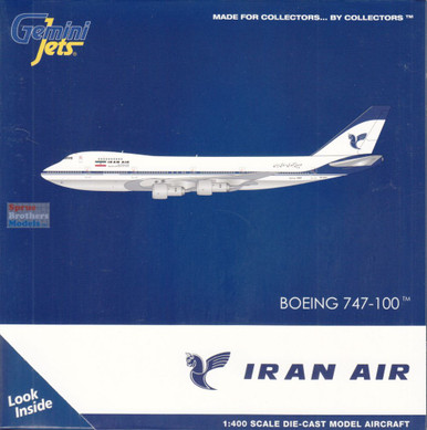 GEMGJ2305 1:400 Gemini Jets Iran Air B747-100 Reg #EP-IAM (pre