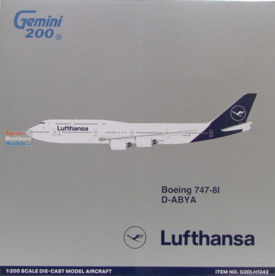 GEMG21242 1:200 Gemini Jets Lufthansa B747-8i Reg #D-ABYA (pre
