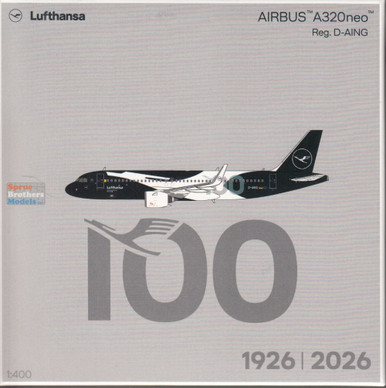 LUFTHANSA A320neo ルフトハンザ 100周年 NG 1:400 NGM15072 1:400 NG Model Lufthansa Airbus A320neo Reg #D-AING '100