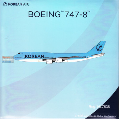 NGMKAL099 1:400 NG Lite Korean Air B747-8 Reg #HL7638 (pre-painted