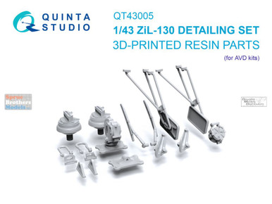 QTSQT43005 1:43 Quinta Studio ZIL-130 Detail Set (AVD kit) - Sprue