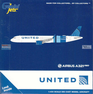 GEMGJ2423 1:400 Gemini Jets United Airlines Airbus A321neo #N94750
