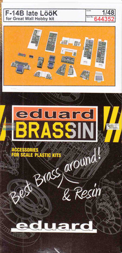 EDU644352 1:48 Eduard Look - F-14B Tomcat Late (GWH kit) - Sprue