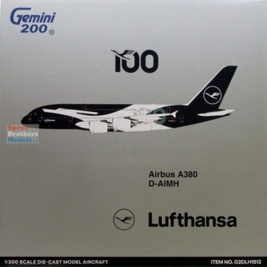 GEMG21512 1:200 Gemini Jets Lufthansa Airbus A380 Reg #D-AIMH '100