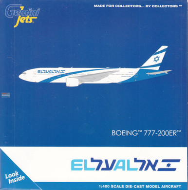 GEMGJ2425 1:400 Gemini Jets El Al B777-200ER Reg #4X-ECE (pre