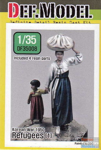 DEFDF35008 1:35 DEF Model Figures - Korean War 1950 Refugees