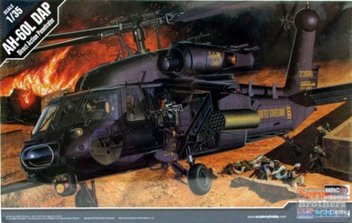 ACA12115 1:35 Academy AH-60L DAP Black Hawk - Sprue Brothers