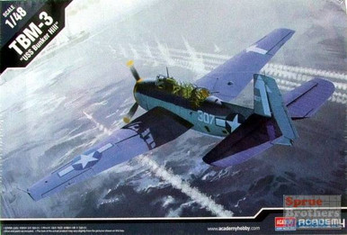 ACA12285 1:48 Academy TBM-3 Avenger USS Bunker Hill - Sprue