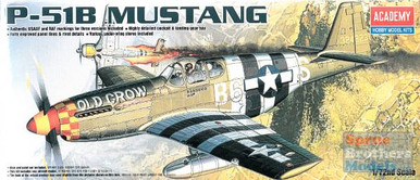 ACA12464 1:72 Academy P-51B Mustang - Sprue Brothers Models LLC