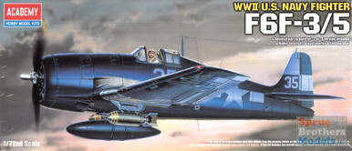 ACA12481 1:72 Academy F6F-3 F6F-5 Hellcat - Sprue Brothers Models LLC