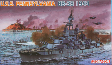 USS Pennsylvania BB-38 1944/DRAGON：未使用品 dml7041__68057.1740513382.386.