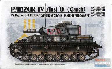 ECH351029 1:35 Echelon Panzer IV Ausf D (Tauch) PzRgt 6, 3rd Pz