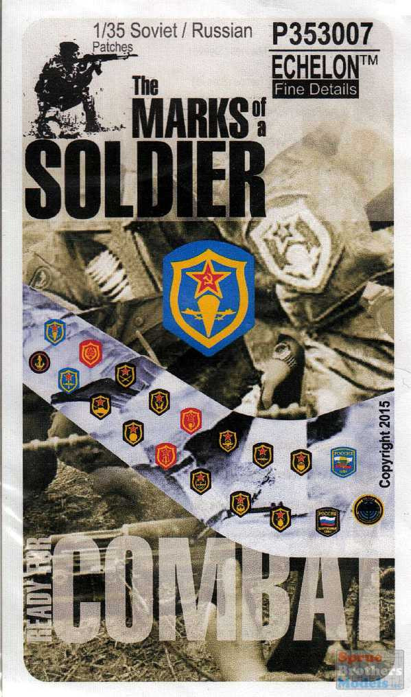 ECH353007 1:35 Echelon The Marks of a Soldier - Soviet / Russian Patches - Picture 1 of 2