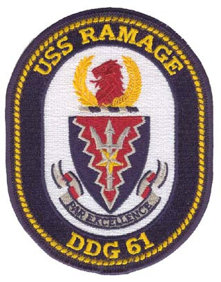 Patch - USS Ramage DDG-61 #72262 - Sprue Brothers Models LLC