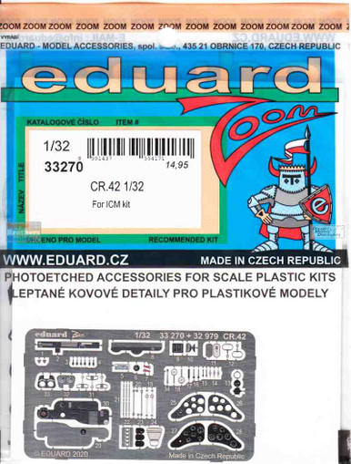 EDU33270 1:32 Eduard Color Zoom PE - CR.42 Falco (ICM kit) - Sprue