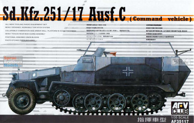 AFV35117 1:35 AFV Club Sd.Kfz.251/17 Ausf C Command Vehicle