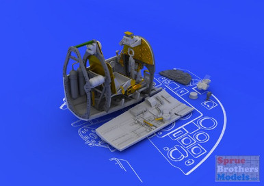 EDU648100 1:48 Eduard Spitfire Mk IX Cockpit Set (EDU kit) - Sprue