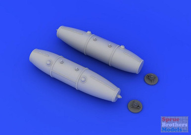 洋楽 B.O.M.B. TESTERS EDU648223 1:48 Eduard Brassin Mk.77 Bomb Set - Sprue Brothers