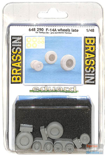 EDU648290 1:48 Eduard F-14A Tomcat Wheels Late (TAM kit