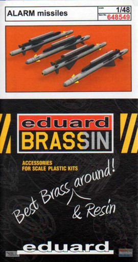EDU648549 1:48 Eduard Brassin ALARM Missile Set (4 pcs) - Sprue