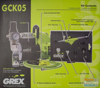 Grex Genesis XGI3 Airbrush Combo Kit