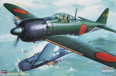 HAS08054 1:32 Hasegawa Mitsubishi A6M5c Zero Fighter - Sprue