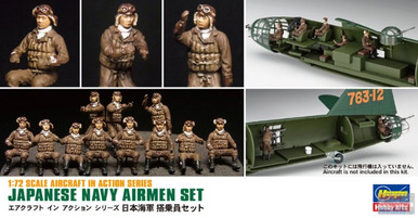 日本対空機関砲(鹵獲ボフォース対空砲)フィギュア 1/6スケール 日本兵付属 HAS35116 1:72 Hasegawa Japanese Navy Airmen Set - Sprue Brothers