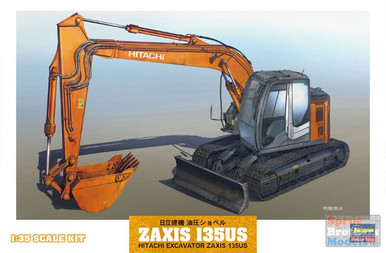 HAS66001 1:35 Hasegawa Hitachi Excavator Zaxis 135US - Sprue