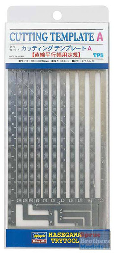 HAT71105 Hasegawa Tool - Cutting Template Set A TP5 - Sprue