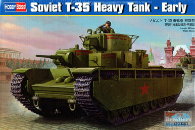 HBS83841 1:35 Hobby Boss Soviet T-35 Heavy Tank (Early) - Sprue