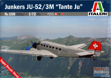 ITA0150 1:72 Italeri Junkers Ju-52/3M 