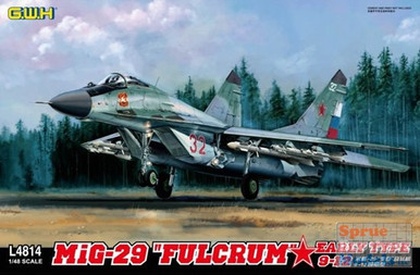 ヨハク　29本セット① LNRL4814 1:48 Great Wall Hobby MiG-29 Fulcrum 9-12 Early Type