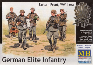 MBM35083 1:35 Masterbox German Elite Infantry, Eastern Front, WWII