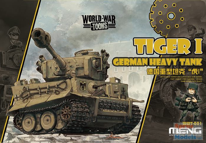 MNGWWT001 Meng World War Toons - Tiger I German Heavy Tank - Picture 1 of 2