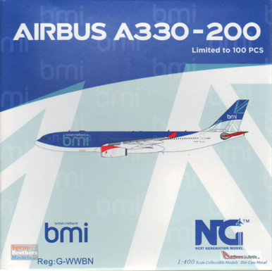 NGM61019 1:400 NG Model BMI British Midland Airbus A330-200