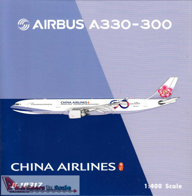 PHX04293 1:400 Phoenix Model China Airlines Airbus A330-300 Reg #B