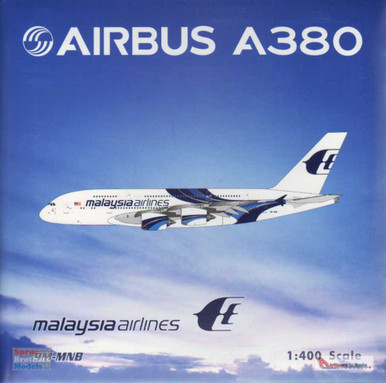 PHX04341 1:400 Phoenix Model Malaysia Airlines Airbus A380-800 Reg