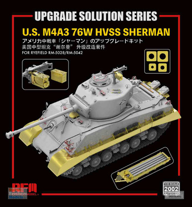 RFMRM2002 1:35 Rye Field Model M4A3(76)W HVSS Sherman Upgrade Set