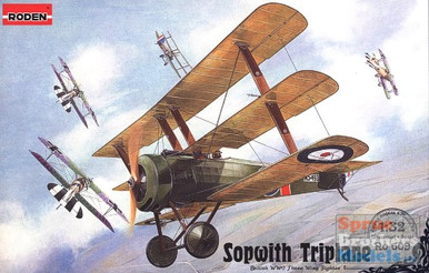 ROD609 1:32 Roden Sopwith Triplane #609 - Sprue Brothers Models LLC