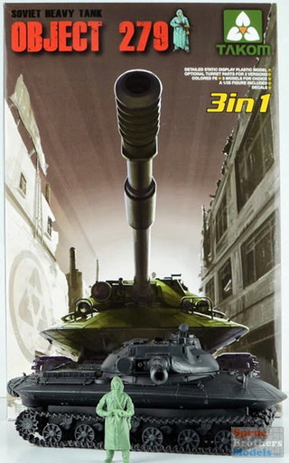 TAK02001 1:35 Takom Object 279 Soviet Heavy Tank (3 in 1) - Sprue