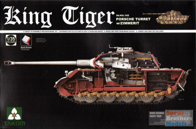 TAK02046S 1:35 Takom King Tiger Sd.Kfz.182 Porsche Turret with