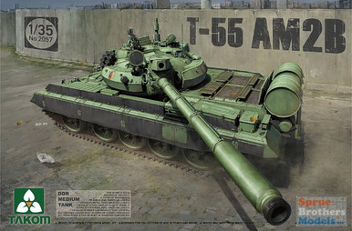 TAK02057 1:35 Takom T-55AM2B Medium Tank - Sprue Brothers Models LLC