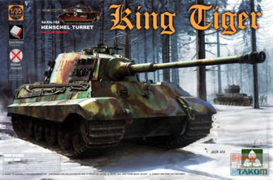 TAK02073S 1:35 Takom King Tiger Sd.Kfz.182 Henschel Turret without