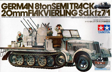 TAM35050 1:35 Tamiya German 8 ton Half Track Sd.Kfz.7/1 - Sprue