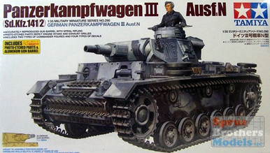 TAMIYA 1/35 Panzer kampfwagen Ⅲ Ausf.M/N 1/35 GERMAN PANZERKAMPFWAGEN III Ausf.N (Sd.Kfz.141/2) | TAMIYA