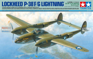 TAM61120 1:48 Tamiya Lockheed P-38F P-38G Lightning - Sprue
