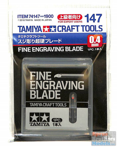 TAM74147 Tamiya Fine Engraving Blade 0.4mm - Sprue Brothers Models LLC