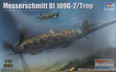 トランペッター 1/32 ドイツ軍 メッサーシュミット Bf109G-2/Trop プラモデル khxv5rg Amazon.com: Trumpeter Messerschmitt BF 109G-2/Trop Model Kit