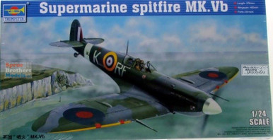 TRP02403 1:24 Trumpeter Spitfire Mk.Vb - Sprue Brothers Models LLC