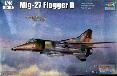 トランぺッター1/48「MiG-27」完成品 （1/32 エアクラフトシリーズ MiG 
